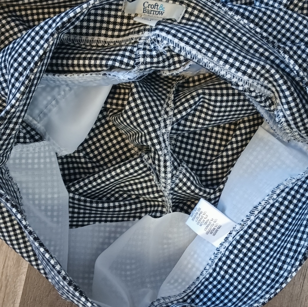 𝑪𝒓𝒐𝒇𝒕 & 𝑩𝒂𝒓𝒓𝒐𝒘 𝑾𝒉𝒊𝒕𝒆/𝑩𝒍𝒂𝒄𝒌 𝑷𝒍𝒂𝒊𝒅 𝑪𝒂𝒑𝒓𝒊 - Picture 9 of 14